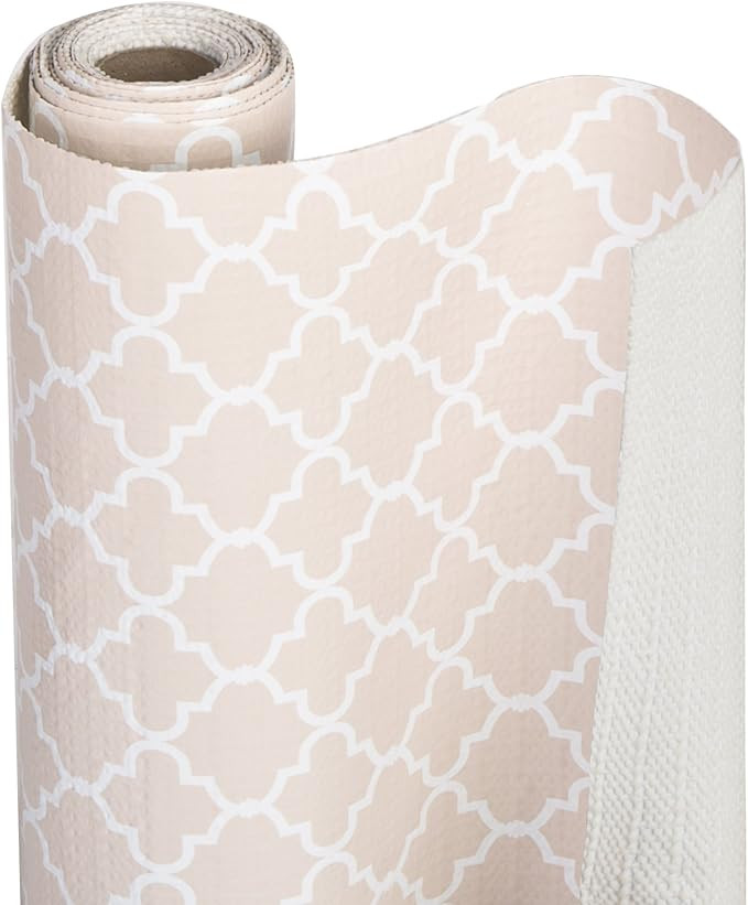 Smart Design Bonded Grip Shelf Liner - 12 Inch x 10 Feet - Non Adhesive, Strong Grip Bottom, Easy... | Amazon (US)