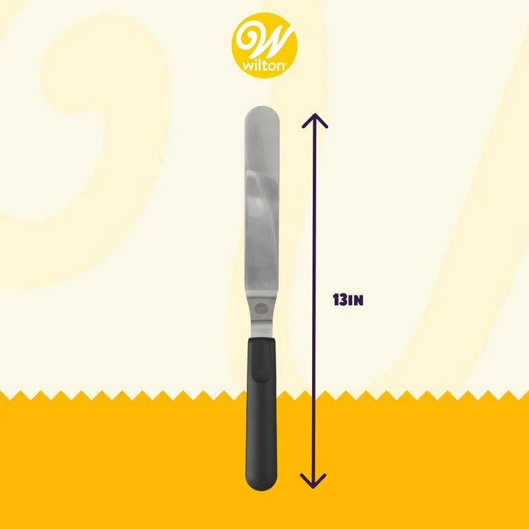 Wilton Angled Icing Spatula with Black Handle, 13-inch | Walmart (US)