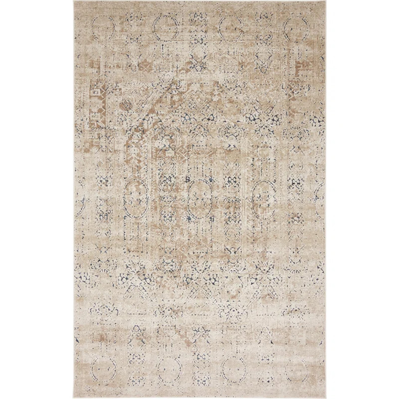 Laplante Oriental Beige Area Rug | Wayfair North America