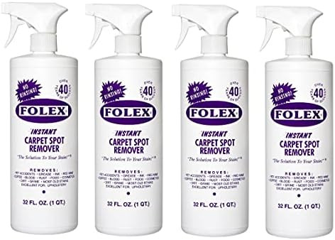 Folex Instant Carpet Spot Remover, 32oz Pack of 4 | Amazon (US)