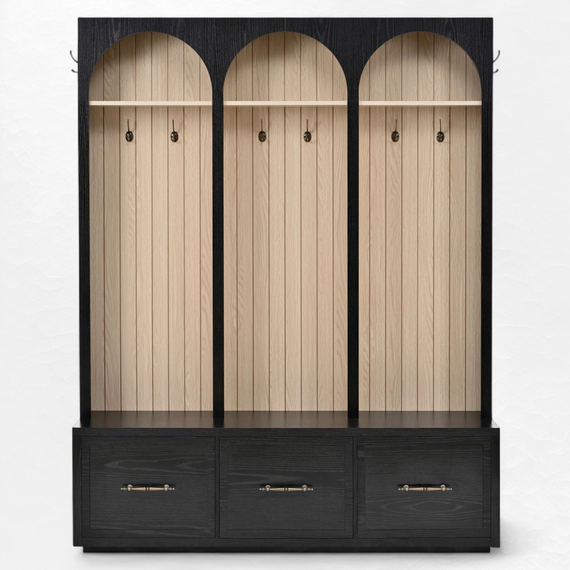 Hall Tree 59.02" Wide With Bench And Storage | Wayfair North America