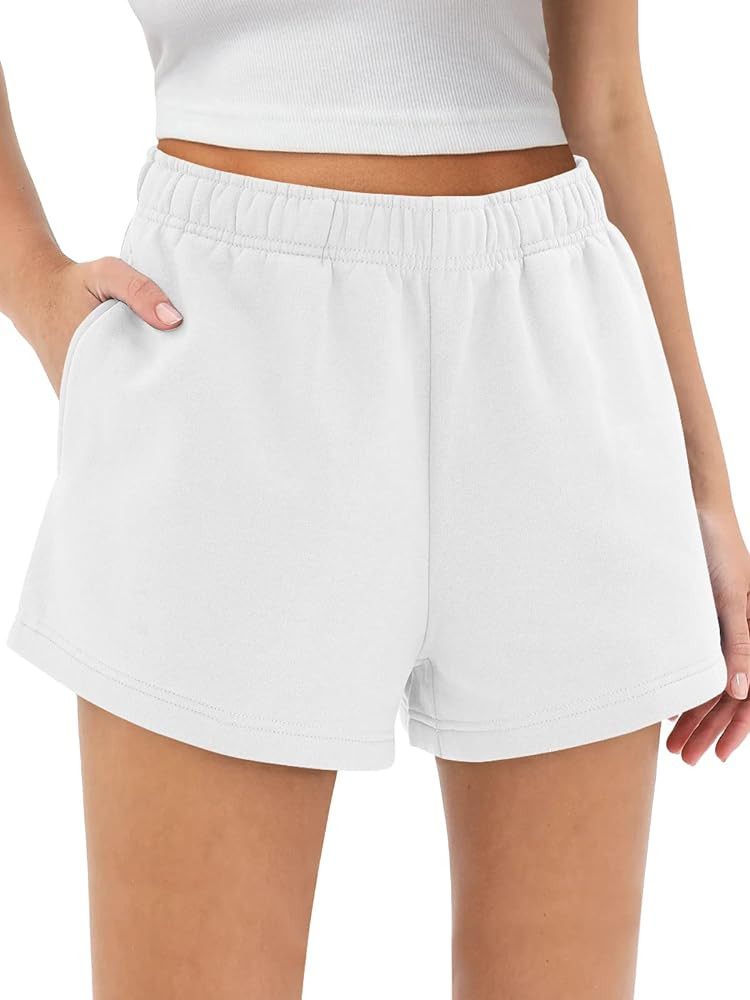 AUTOMET Womens Sweat Shorts Trendy Casual Athletic Running Summer Vacation Outfits Comfy 2026 Fas... | Amazon (US)