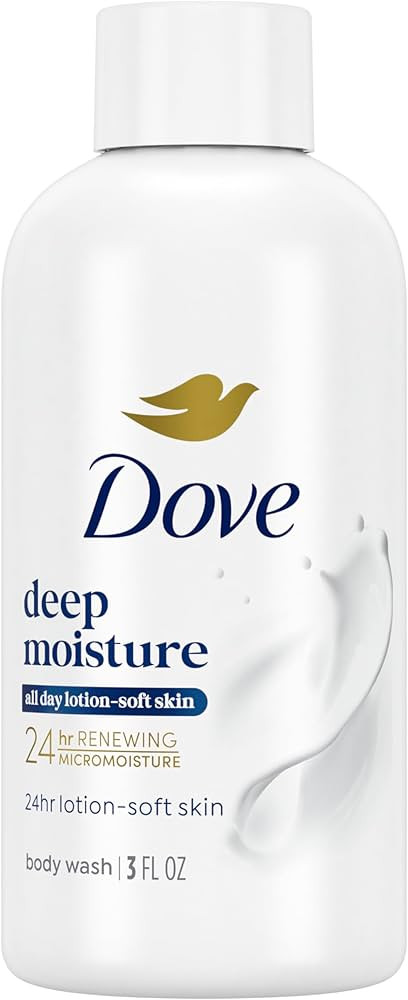 Dove Body Wash Deep Moisture for 24hr Lotion-Soft Skin Moisturizing Skin Cleanser with No Sulfate... | Amazon (US)
