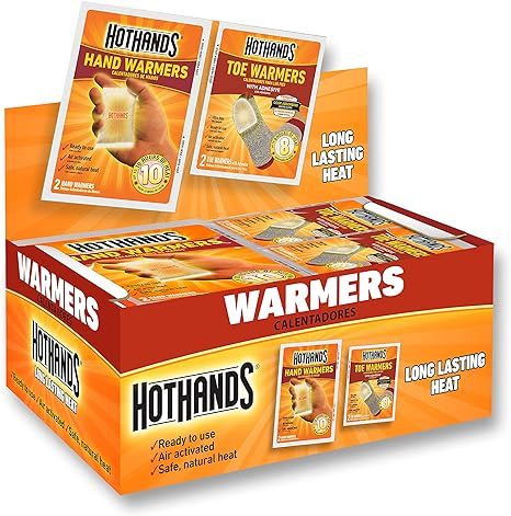 Long Lasting Safe Natural Odorless Air Activated Warmers — 24 Pair of Hand Warmers & 8 Pair of ... | Amazon (US)