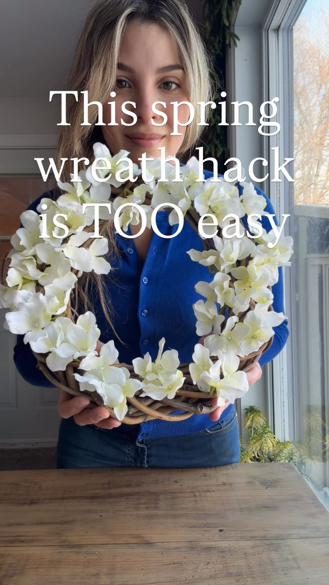 The easiest spring wreath refresh 🤍
Simple, neutral, and so easy to reuse.

#LTKhome