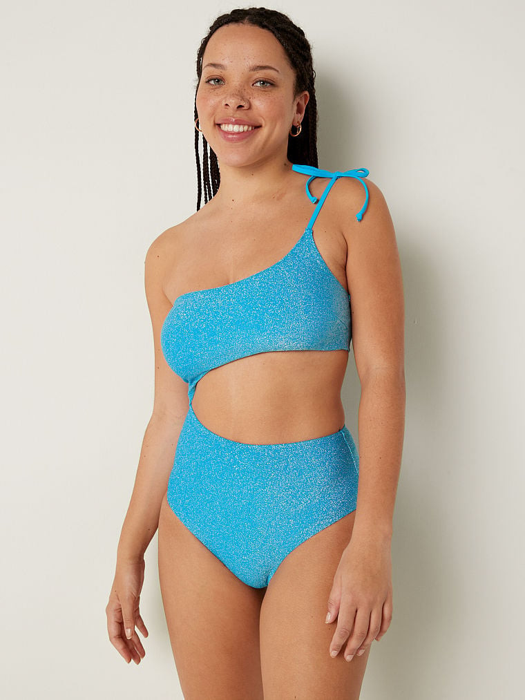 Shimmer One Shoulder One-Piece Swimsuit | Victoria's Secret (US / CA )