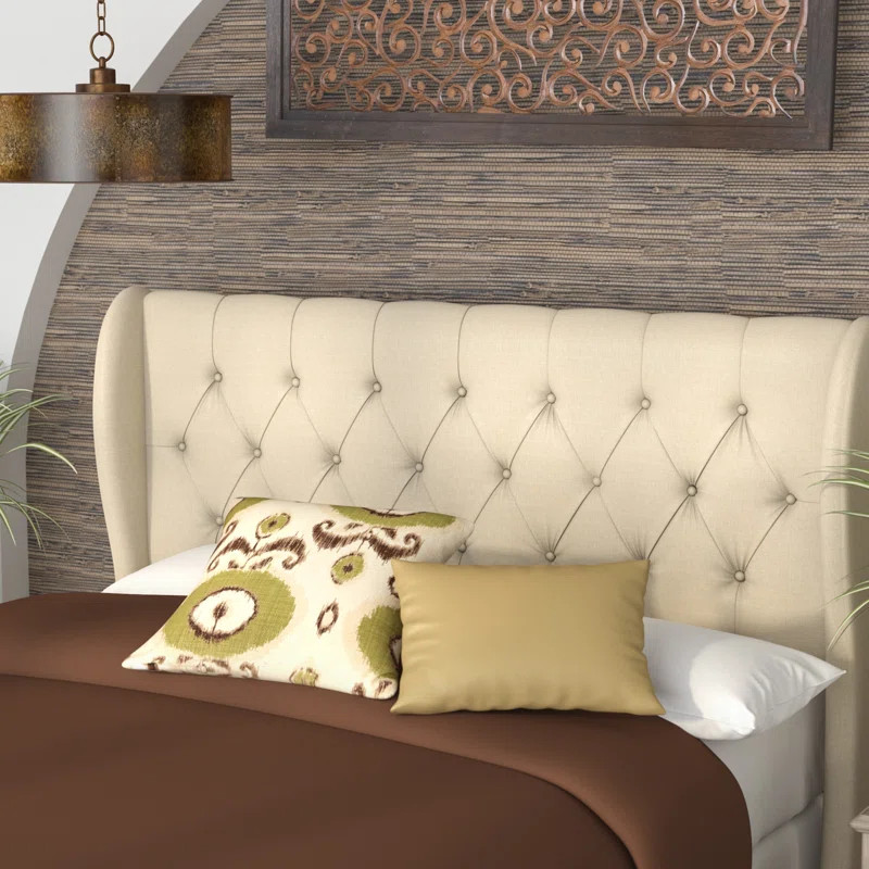 Yasser Upholstered Wingback Headboard | Wayfair North America