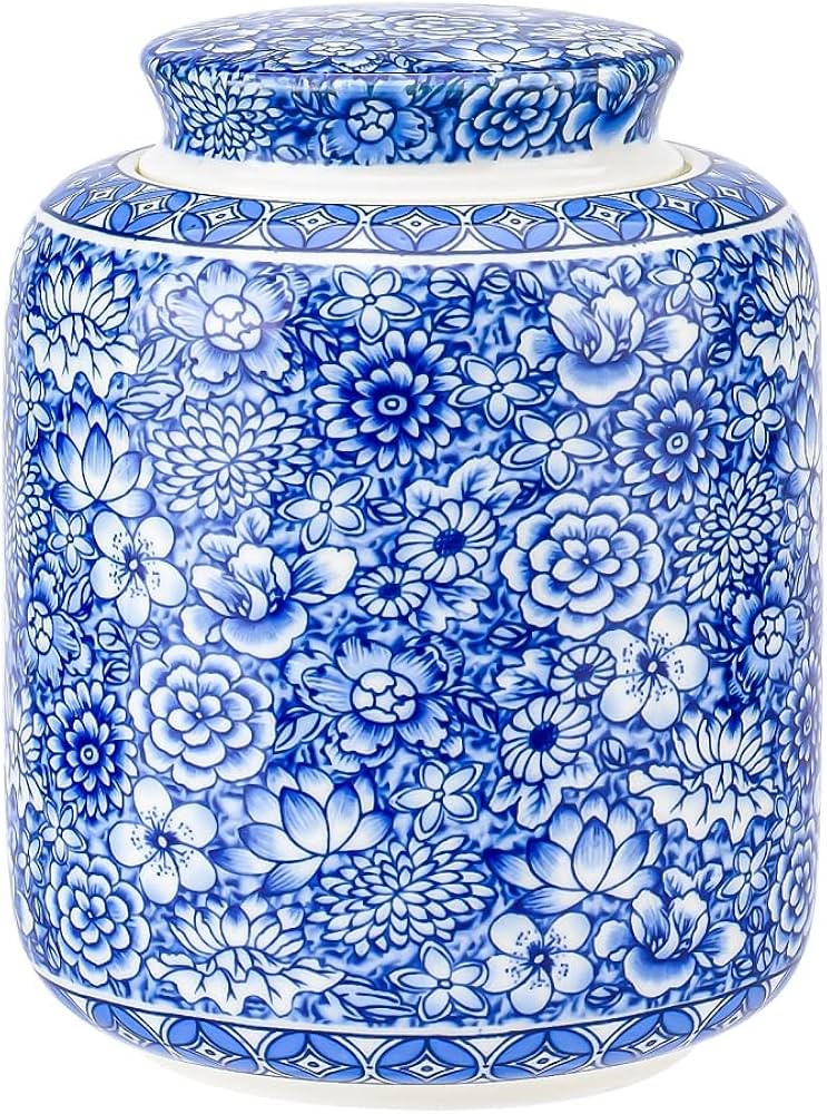 No Name No Seal Ginger Jar Decorative Jar Ancient Chinese Imperial Enamel Porcelain (Small, Blue,... | Amazon (CA)