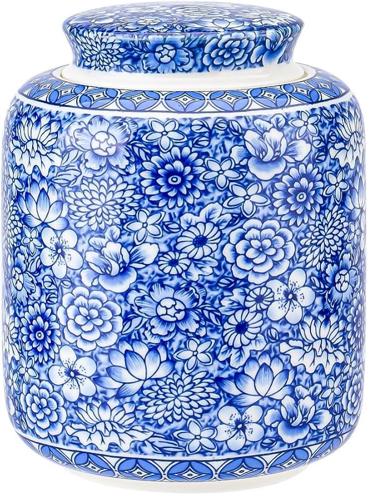 No Name No Seal Ginger Jar Decorative Jar Ancient Chinese Imperial Enamel Porcelain (Small, Blue,... | Amazon (CA)
