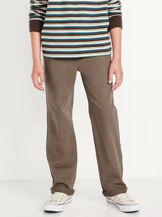Straight Leg Built-In Flex Pull-On Pants for Boys | Old Navy (US)