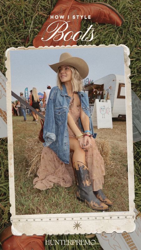 How I style boots! Country concert outfit! 

#LTKstyletip #LTKshoecrush #LTKFestival