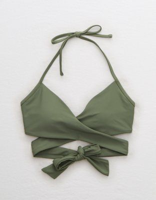 Aerie Halter Wrap Bikini Top | American Eagle Outfitters (US & CA)