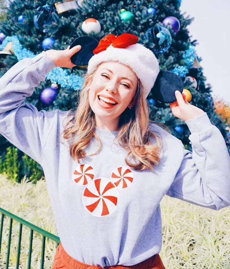 Tis The Season | Embroidered Disney Christmas Crewneck | Etsy (US)