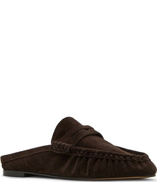 Steve Madden Rafe Suede Penny Loafer Mules | Dillard's | Dillard's