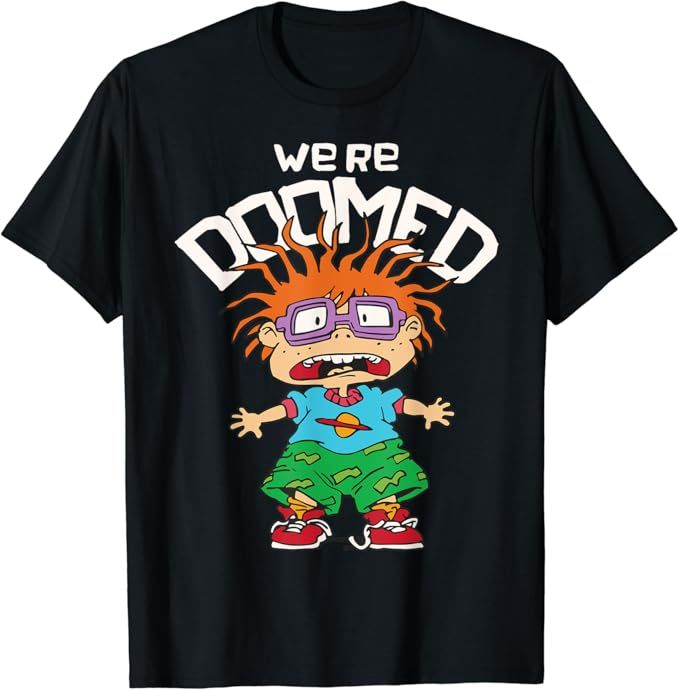 Rugrats Chuckie "We're Doomed" T-Shirt T-Shirt | Amazon (US)