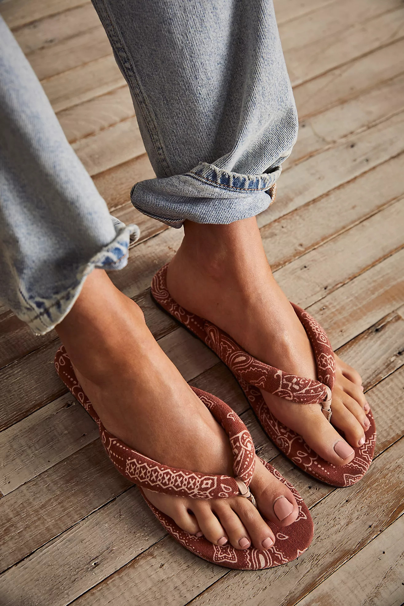 Es Verdra Organic Cotton Thong Sandals | Free People (Global - UK&FR Excluded)