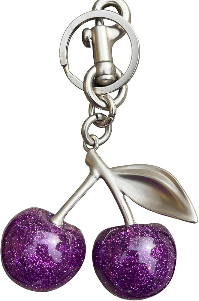 Cherry Bag Charms Keychain Purse Charm, Cute Key Chains Cherry Accessories Gifts for Women Christ... | Amazon (CA)