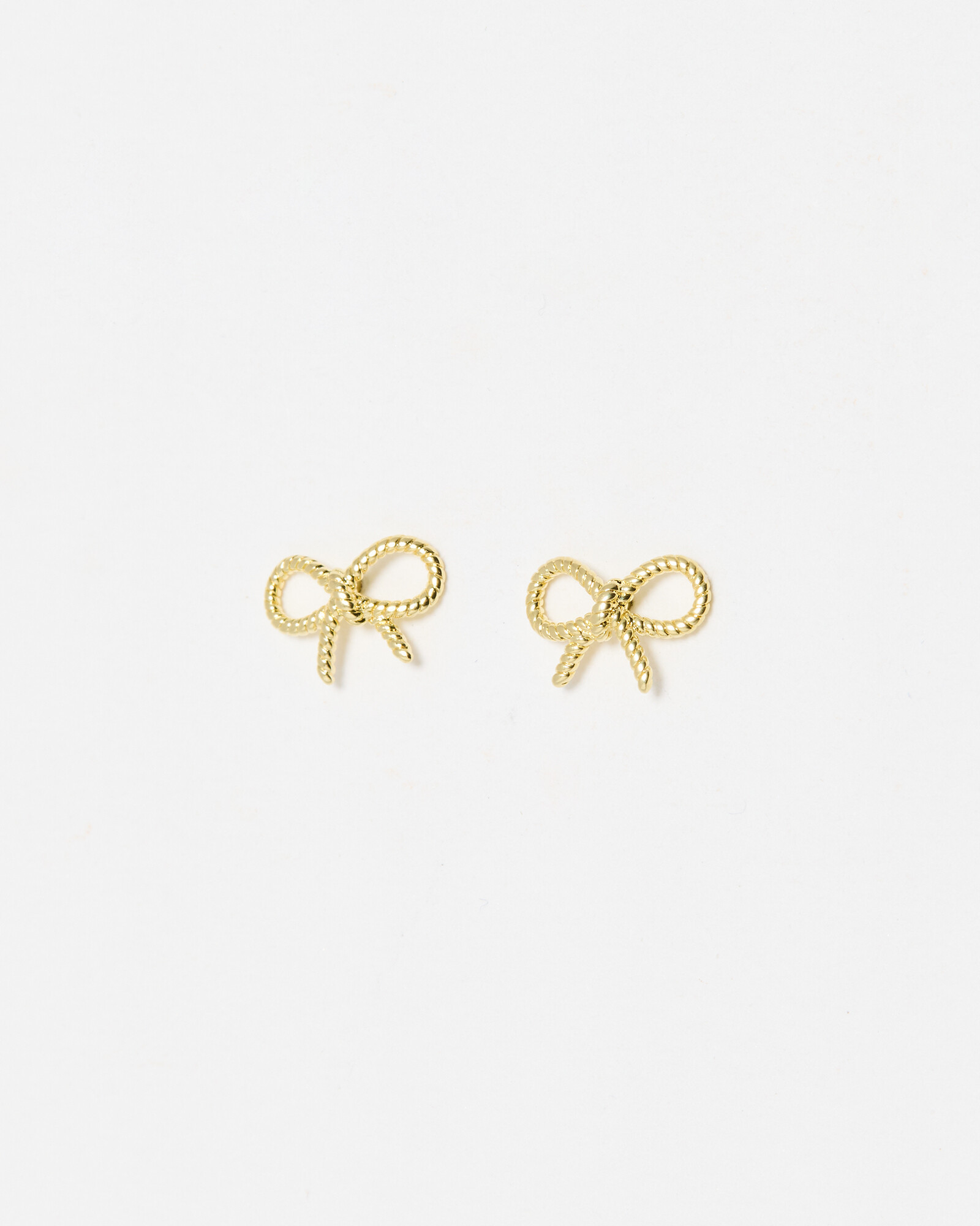 Alina Bow Charm Detail Earrings | Oliver Bonas | Oliver Bonas (Global)