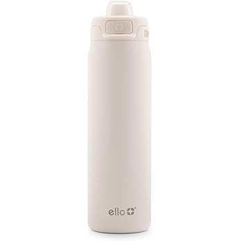 Ello Pop & Fill Stainless Steel Water Bottle with Quick Fill Technology, Double Walled Vacuum Ins... | Amazon (US)