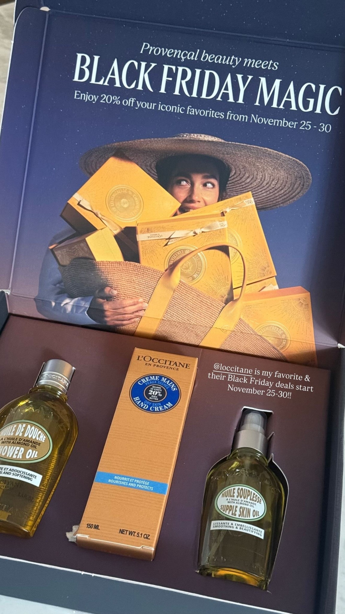 @loccitane is my favorite & their Black Friday deals start November 25-30!!