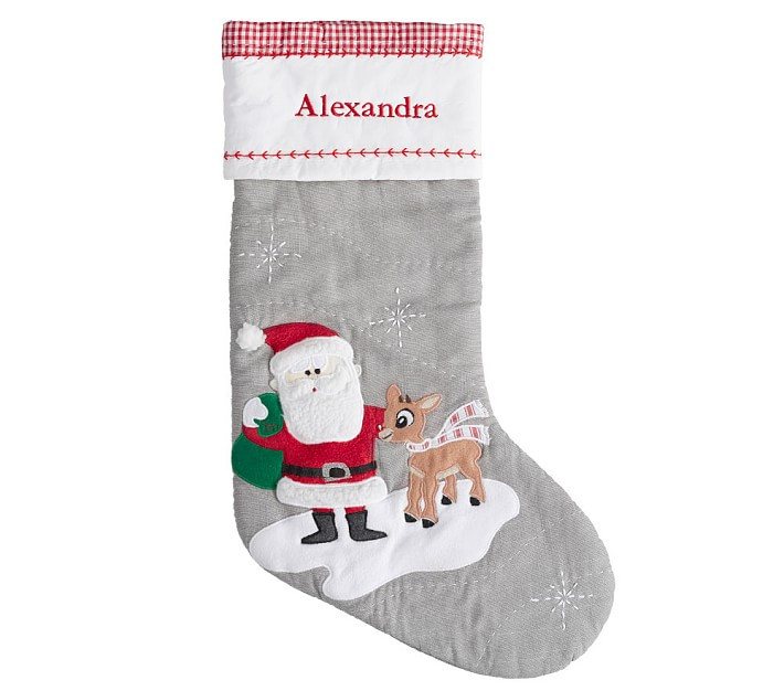 Quilted Christmas Stocking Collection | Pottery Barn Kids