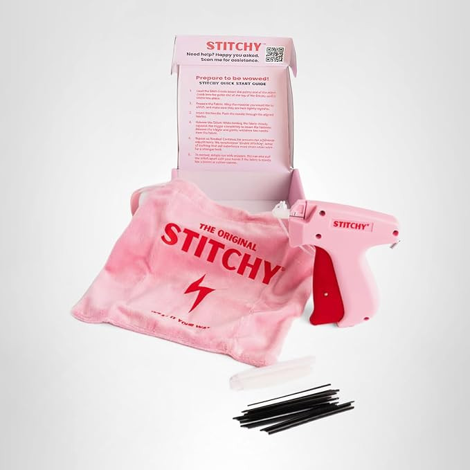 Stitchy No-Sew Hemming Tool- Easy, Portable, Professional-Grade Tagging Gun for Quick, Temporary ... | Amazon (US)