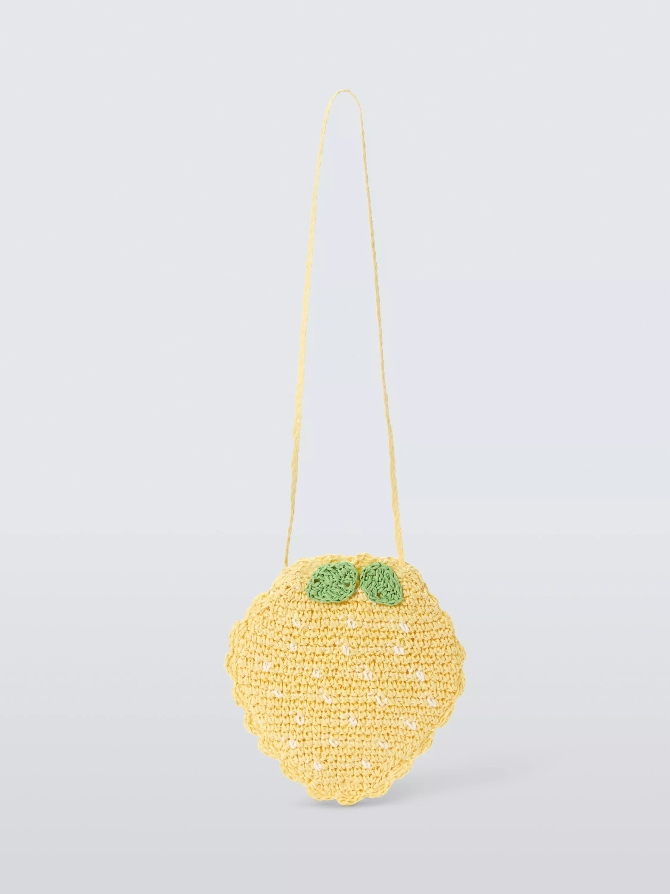 Kids' Lemon Paper Straw Bag, Yellow | John Lewis (UK)