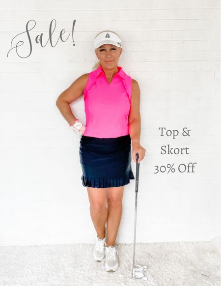 This activewear set is 30% off this weekend only! It is a great outfit for golf, tennis, pickle ball, walking or just chasing after your grandkids or kids.

#LTKsalealert #LTKSeasonal #LTKfit