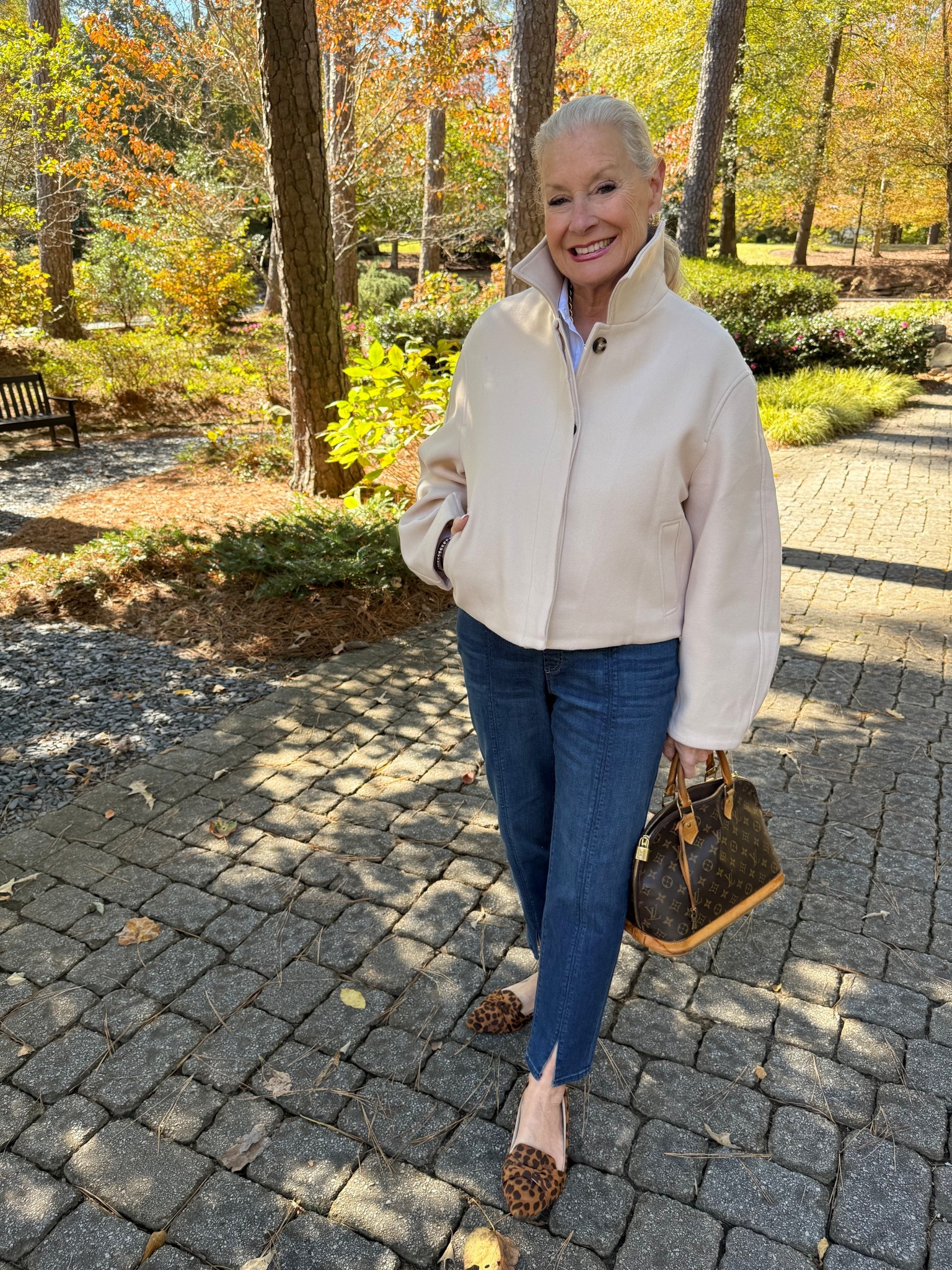 Crisp air, soft layers, and the perfect cropped pea jacket for fall’s golden days.


#LTKOver40 #LTKdayinmylife #LTKSaleAlert