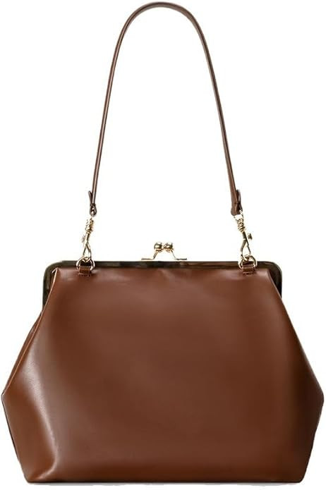 Kiss-lock Straw Hobo for Women Large Straw Beach Shoulder Bag Tote Purse Satchel | Amazon (US)