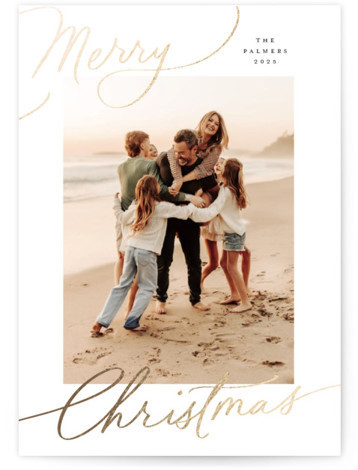 Evoke Foil-Pressed Holiday Cards | Minted
