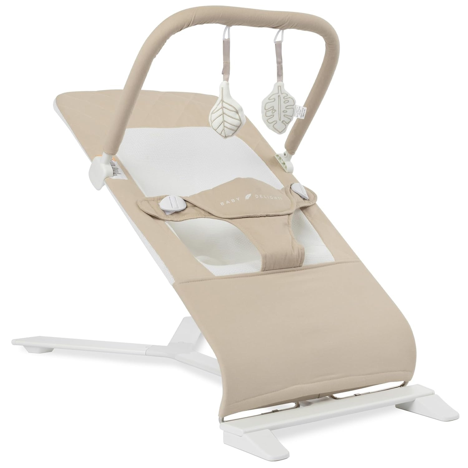 Baby Delight Alpine Deluxe Portable Bouncer, Infant, 0-6 Months, 100% GOTS Certified Cotton Fabri... | Amazon (US)