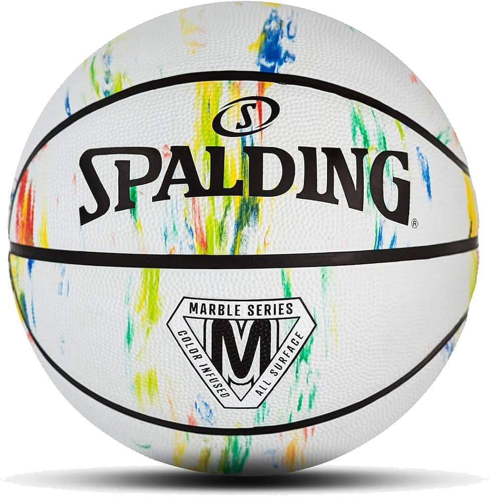 Spalding Marble Series Multi-Color Outdoor Basketball | Amazon (US)