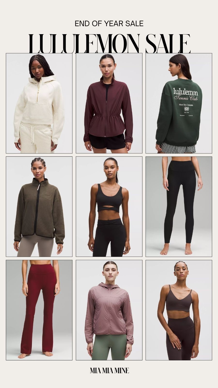 Lululemon after Christmas sale / end of year sale
Save on activewear, jackets, Lululemon align leggings and loungewear 



#LTKFindsUnder100 #LTKSaleAlert #LTKActive