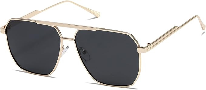 Kimorn Polarized Sunglasses Womens Men Retro Oversized Square Vintage Fashion Shades Classic Larg... | Amazon (US)