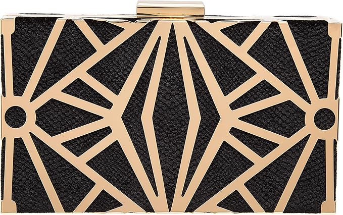 CARIEDO Women Evening Bag Elegant Clutch Purse Exquisite Velvet Metal Hollow out Handbags Prom We... | Amazon (US)