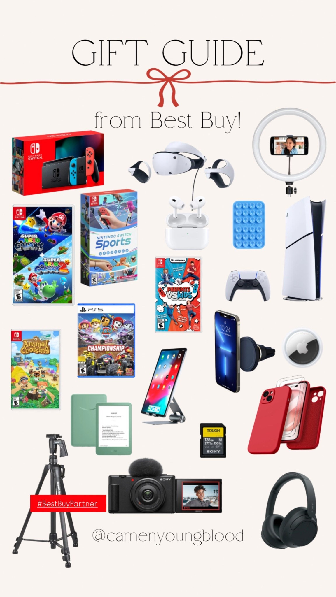 #BestBuyPartner
Get what you and your family really wants this Christmas at @bestbuy! They have the top tech gifts for your little gamers, content creators, photographers and more! I just treated myself to a new vlogging camera: the Sony ZV-1F Vlog Camera for Content Creators and Vloggers. I’m sharing a few of my top picks here 🎮📸 #ltkit @shopltk #giftguide #techgifts