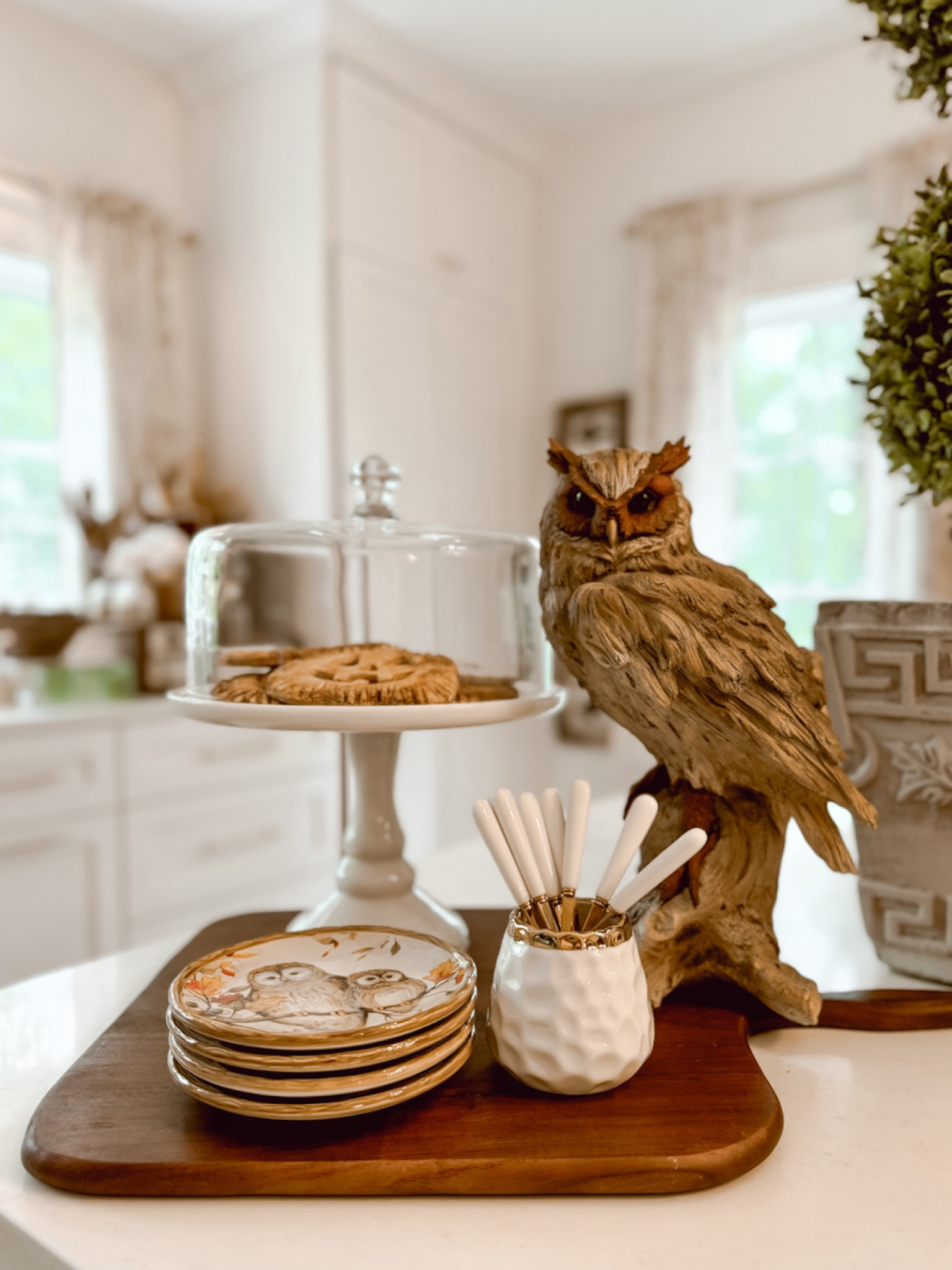 I have begun transitioning my home for Fall, and here is an easy look I put together for the end of our kitchen island. It included a few items I already had from Wayfair, The Home Depot, Walmart, and Etsy as well as a few new items from Amazon. I love how it all came together. 

#LTKFindsUnder50 #LTKSeasonal #LTKHome