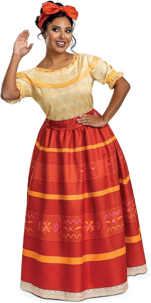 Encanto Costumes, Official Disney Encanto Mirabel and Dolores Deluxe Adult Costumes | Amazon (US)