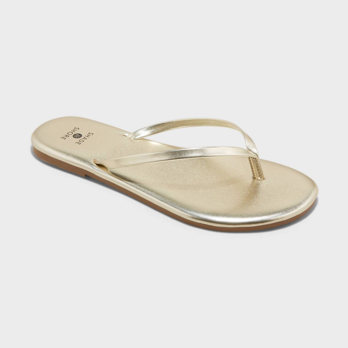 Women's Cali Flip Flop Sandals - Shade & Shore™ Gold 7 | Target