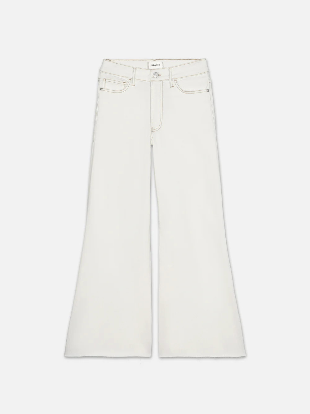 Le Palazzo Crop  in  Au Natural Clean | Frame Denim