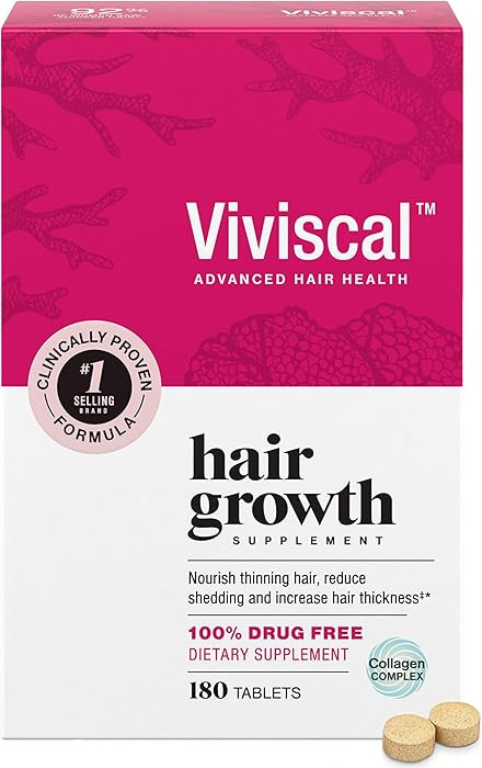 Viviscal Hair Growth Supplements for Women, Thicker Fuller Hair Support for Thinning Hair and Hai... | Amazon (US)