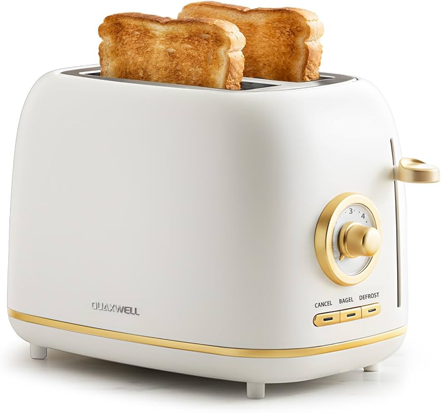 Wide Slots, 7 Bread Shade Settings, Bagel, Cancel, and Defrost Functions, Removable Crumb Tray, R... | Amazon (US)