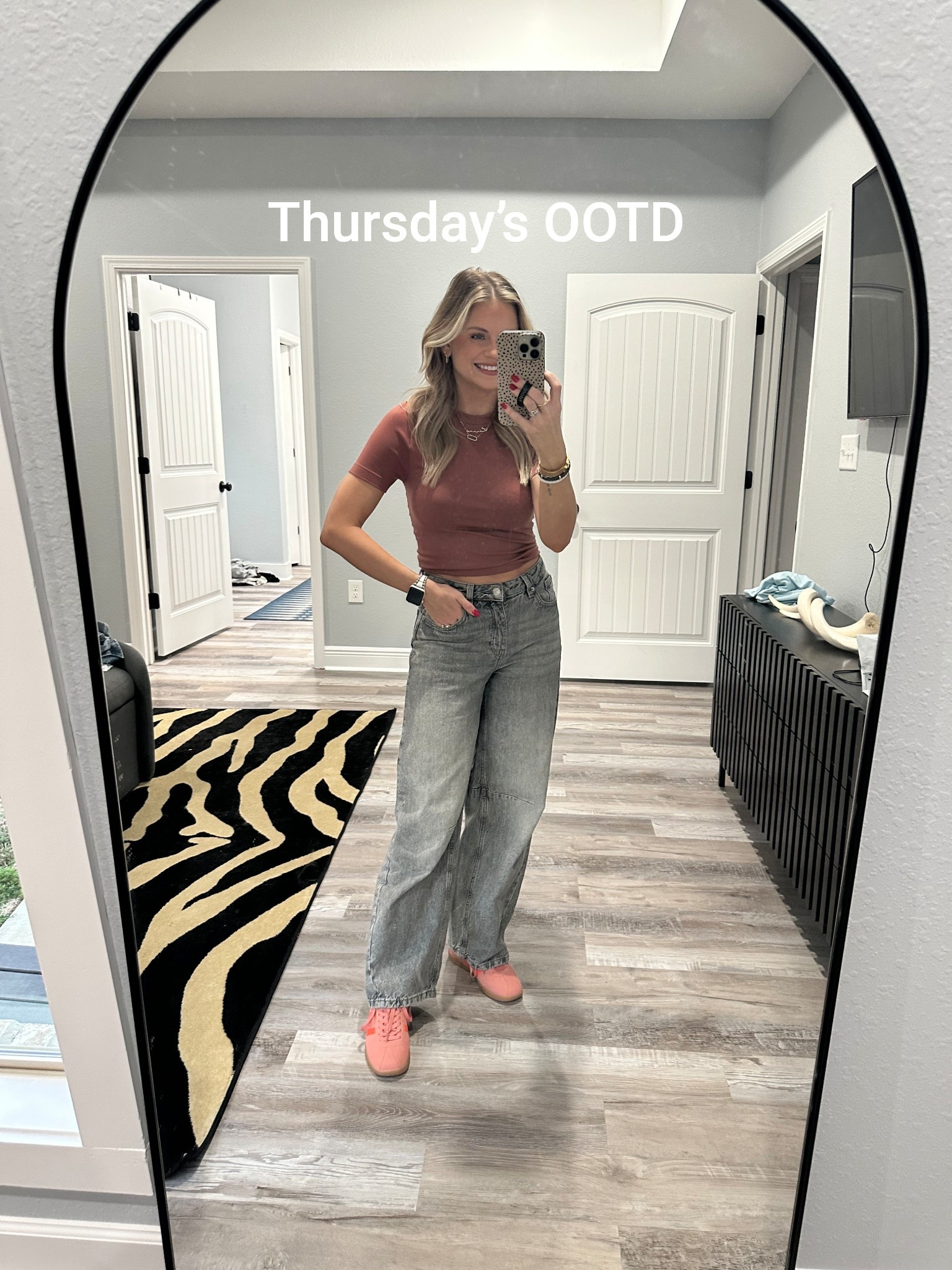 Thursday’s non - work outfit of the day. We’re running errands today, I’m off work, so errand outfit 🤍 hair day also 

ALLISONPOWELL10 to save on loopy cases 

Shopping outfit, errands outfit, Saturday outfit, casual outfit, easy outfit, womens clothing, womens outfits for spring, spring outfits, easy spring outfit 


#LTKFindsUnder50 #LTKShoeCrush #LTKStyleTip