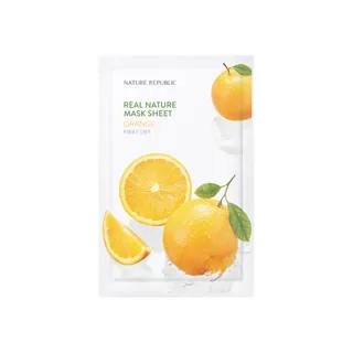 NATURE REPUBLIC - Real Nature Mask Sheet - 9 Types Orange | YesStyle Global