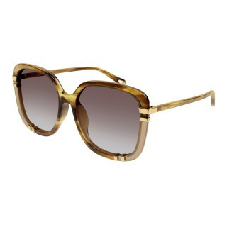 Chloe Brown Square Ladies Sunglasses CH0106SA 006 59 | Jomashop.com & JomaDeals.com