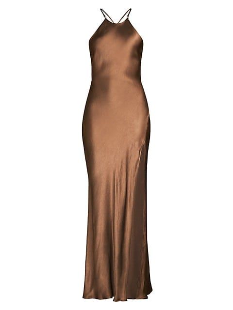 Annika Satin Maxi Dress | Saks Fifth Avenue