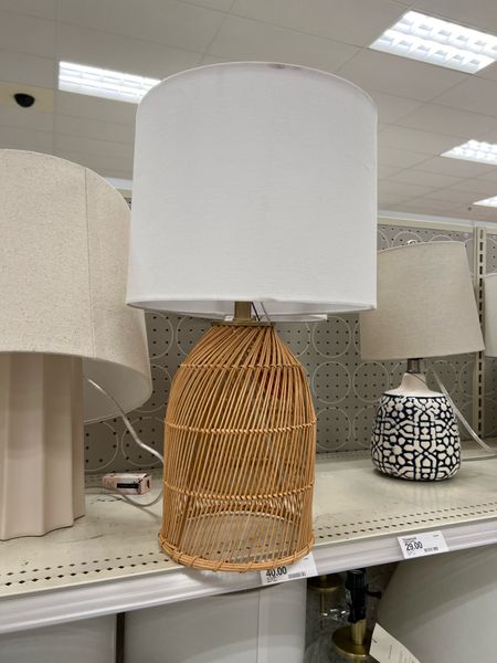 Beautiful rattan lamp at Target, coastal home decor. I’ll link a cheaper one at Walmart (it’s smaller) which I own and love.

#LTKHome