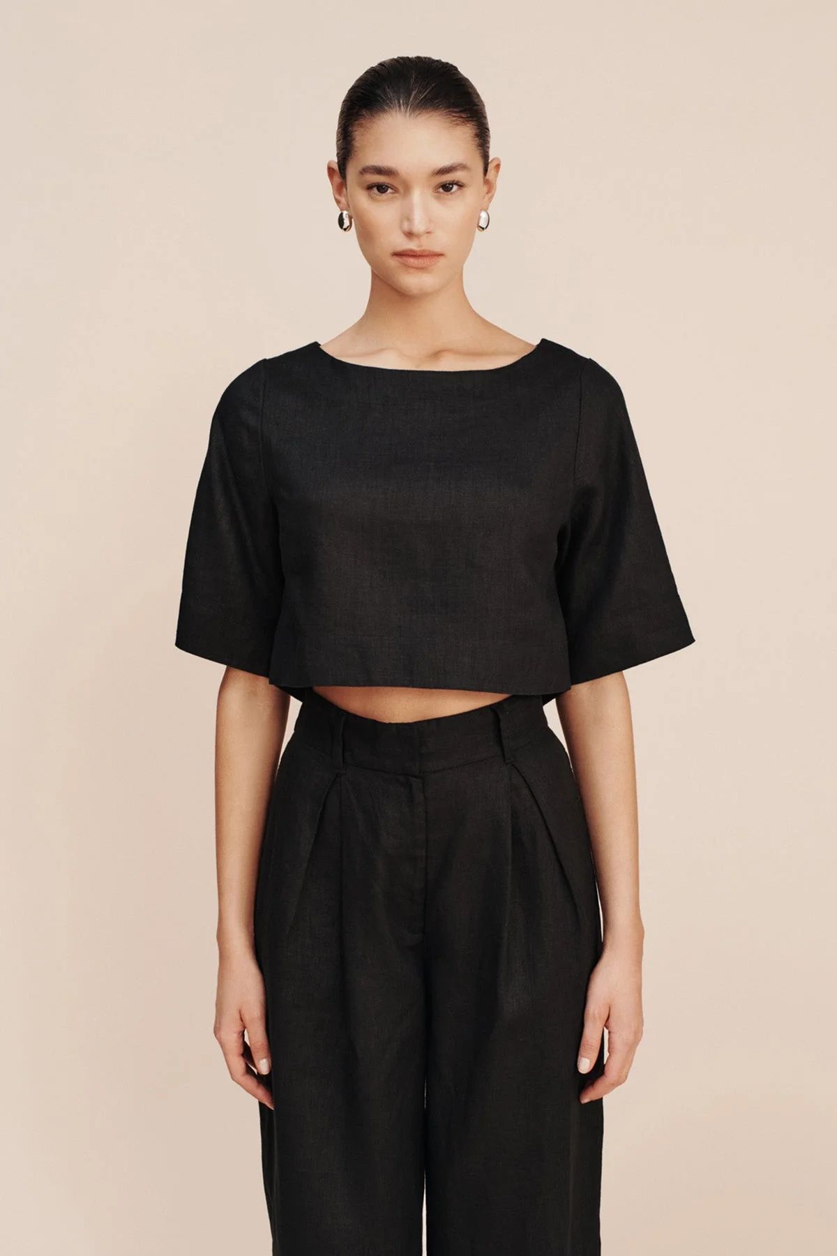 SHAY TOP - BLACK | POSSE (US)