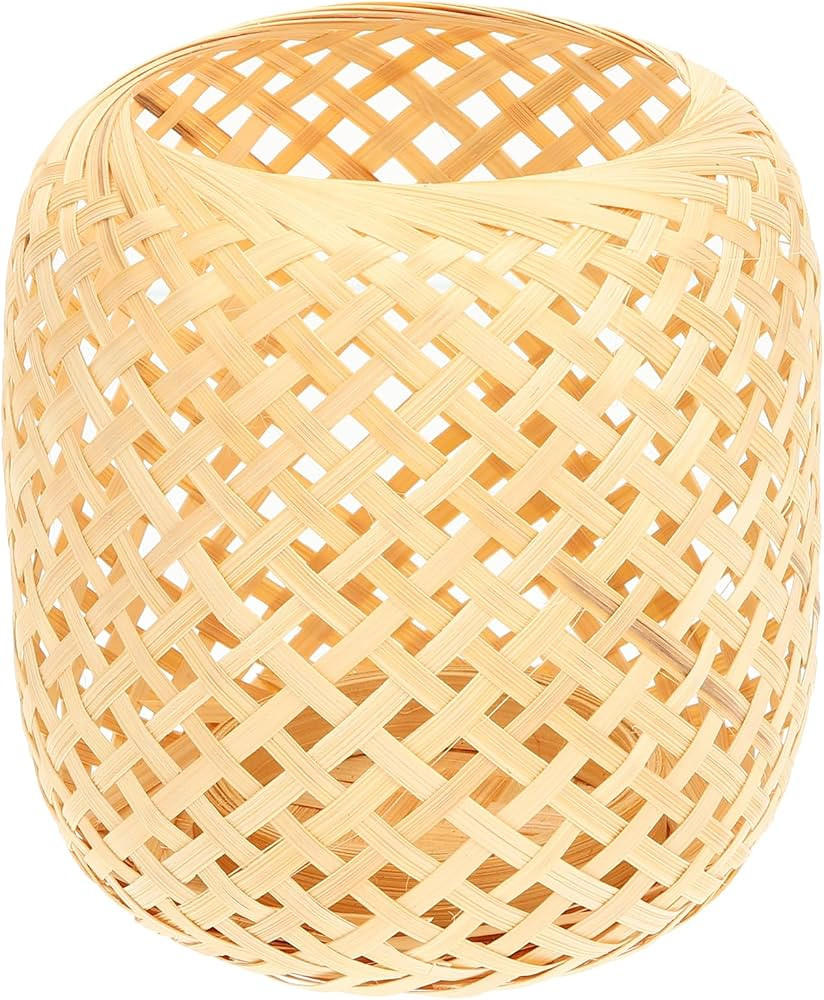 DOITOOL Bamboo Candle Holder Hand Woven Boho Candle Lantern Votive Tealight Candle Holder Fit for... | Amazon (US)